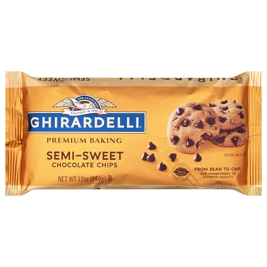 Ghirardelli Semi-Sweet Chocolate Baking Chip, 0.76 Pound