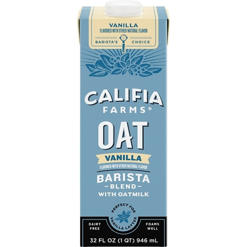 Califia Farms Vanilla Oat Barista Blend, 32 Fluid Ounce