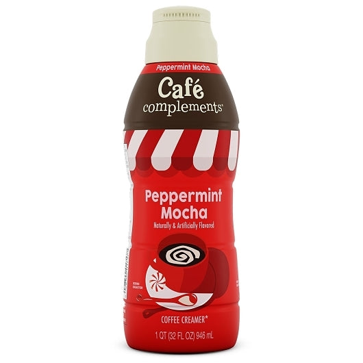 Cafe Complements Cafe Complements Peppermint Mocha Coffee Creamer, 32 Fluid Ounce