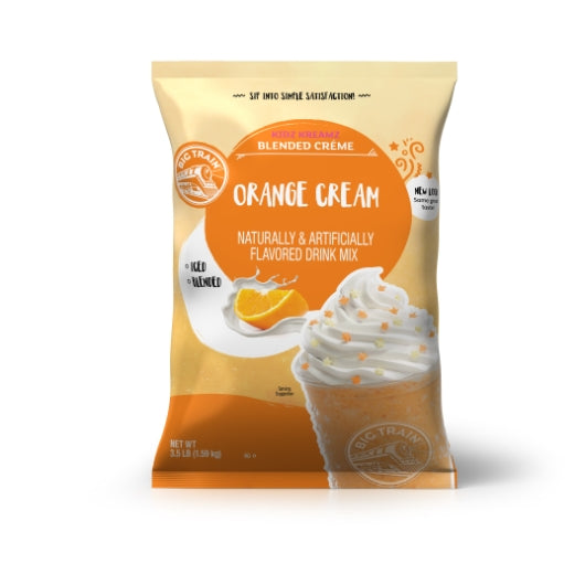 Big Train Kidz Kreamz Orange Cream Blended Creme Drink Mix, 3.5 Pound