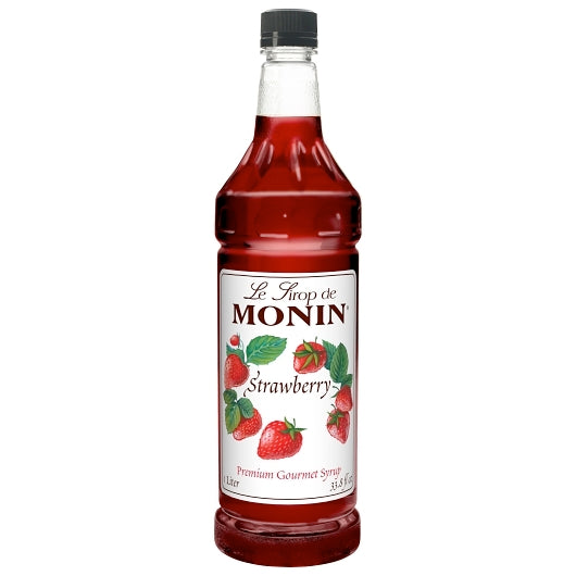 Monin Strawberry Syrup, 1 Liter
