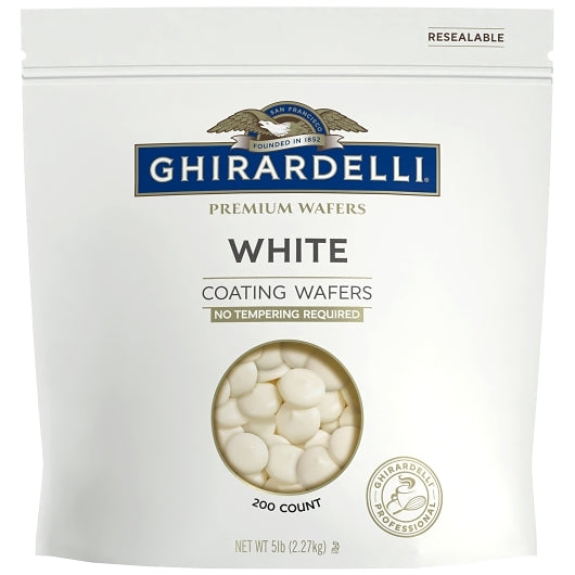 Ghirardelli White Coating Wafers, 5 Pound