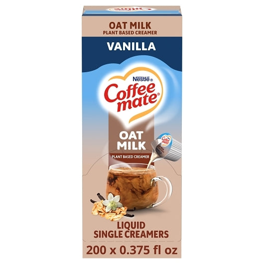 Coffee Mate Shelf Stable Vanilla Oat Creamer, 18.7 Fluid Ounce
