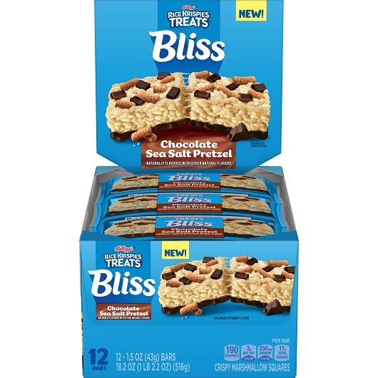 Kellogg's Chocolate Rice Krispies Bliss Treats Squares, 1.5 Ounce