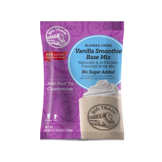 Big Train Blended Vanilla Smoothie Base Mix, 3.5 Pound