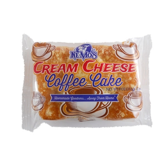 Nemo's Individually Wrapped Cream Cheese Coffee Cake With Streusel, 4 Ounce