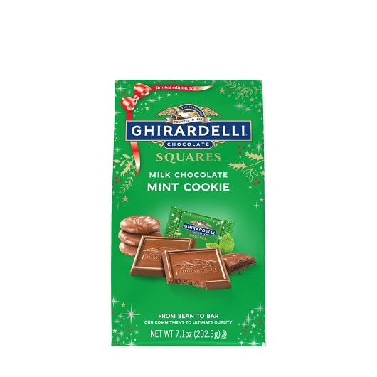 Ghirardelli Mint Cookie Square, 0.45 Pound