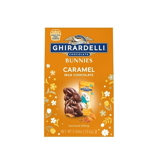 Ghirardelli Milk Chocolate Caramel Bunnies Extra Small Bag, 0.04 Pound