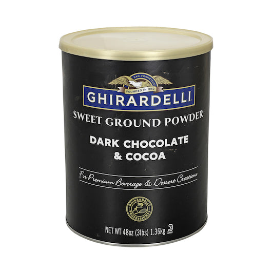 Ghirardelli Sweet Ground Powder Dark, 3 Pound