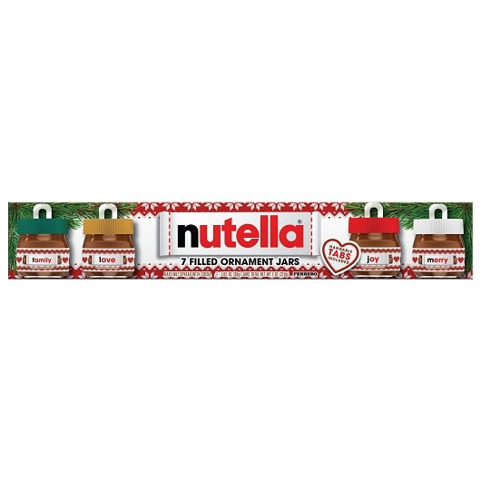 Nutella Hazelnut Spread With Cocoa Nutellino Ornament Pack, 7 Ounce