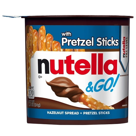 Nutella & Go! Hazelnut Spread With Pretzels, 6 Pound