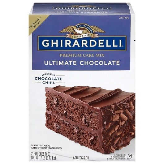 Ghirardelli Ultimate Chocolate Cake Mix, 7 Pound
