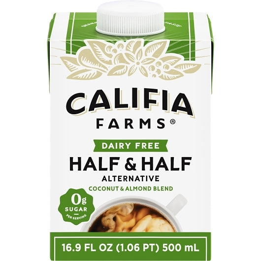 Califia Farms Better Half Unsweetened, 16.9 Fluid Ounce