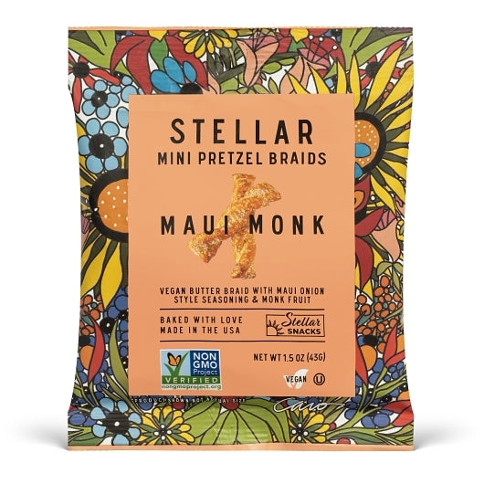 Stellar Snacks Maui Monk Pretzel Braids, 1.5 Ounce