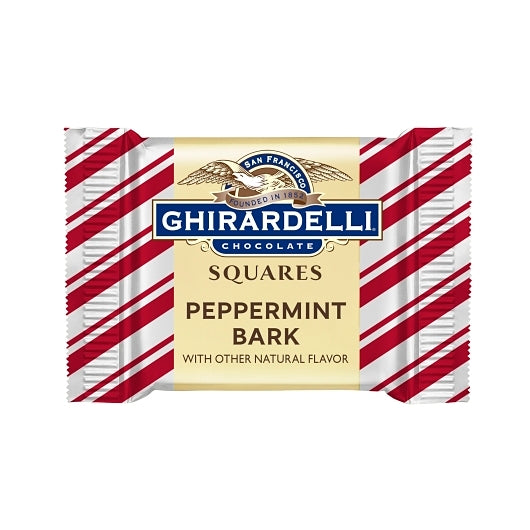 Ghirardelli Peppermint Bark Squares Caddy, 0.03 Pound