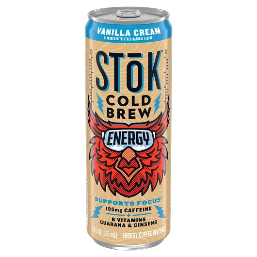 Stok Vanilla Energy Coffee, 11 Fluid Ounce