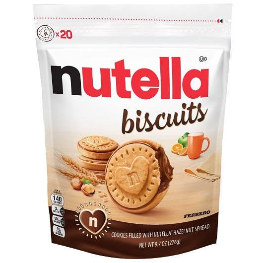Nutella Biscuits Cookies Filled With Nutella Hazelnut Spread, 9.7 Ounce