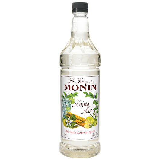 Monin Mojito Mix Syrup Cocktail Mixer, 1 Liter