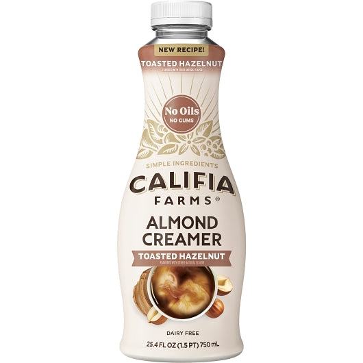 Califia Farms Hazelnut Creamer, 25.4 Fluid Ounce